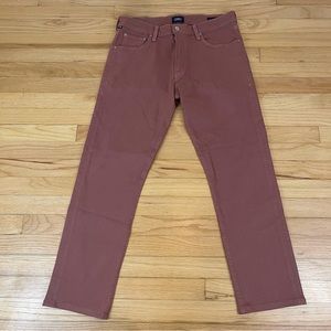 Citizens Of Humanity The Adler Straight Leg Pink Pants Jeans Size 31 Mid Rise